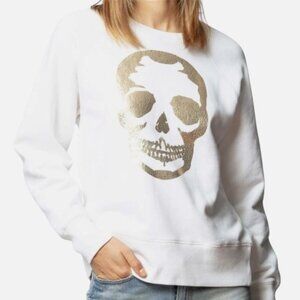 Brand New Zadig & Voltaire Skull Graphic Sweatshirt